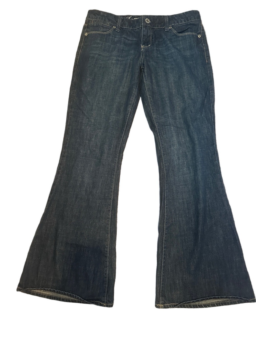American Eagle Outfitters Flare Jeans Dark Blue Size 10